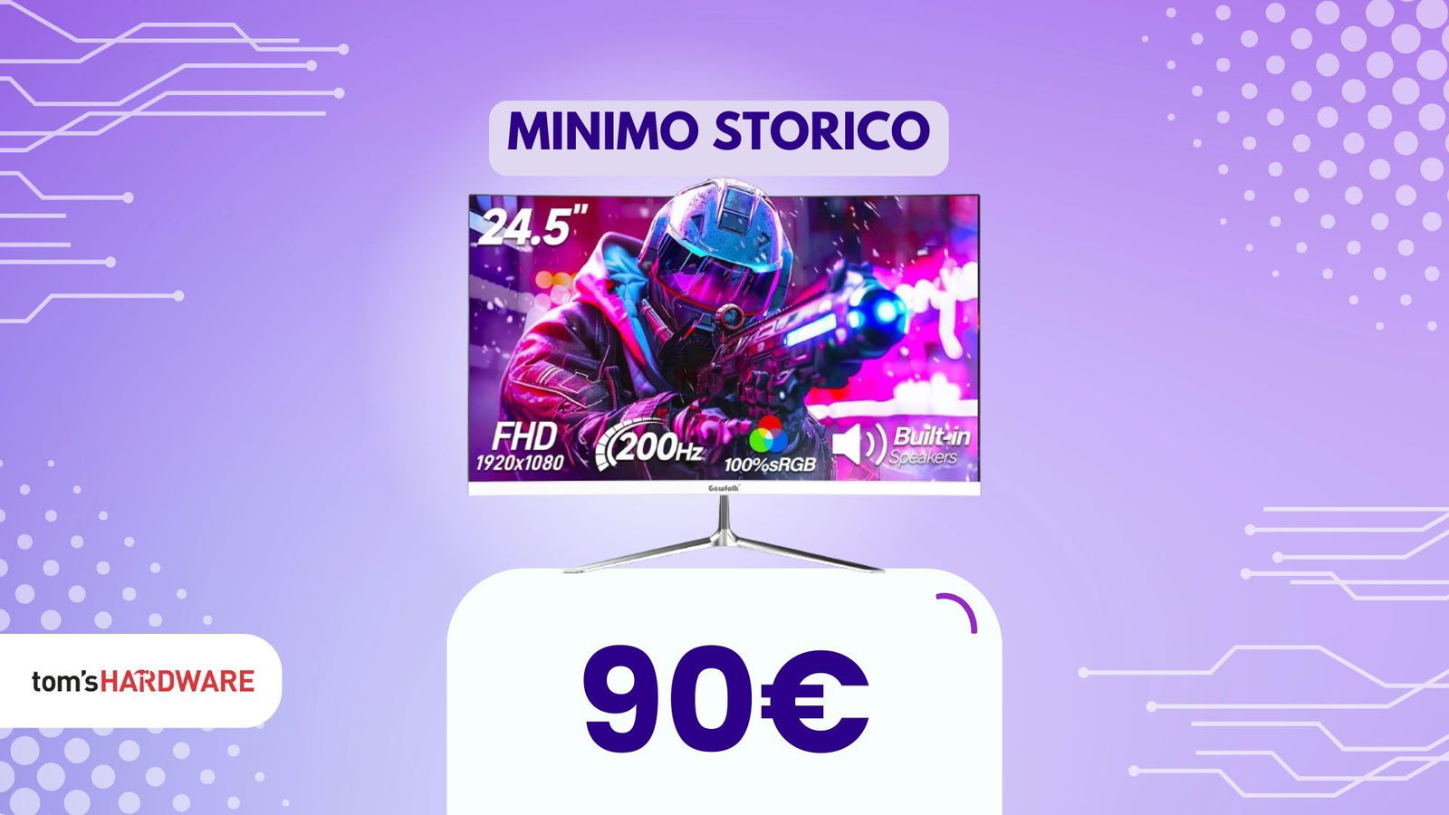 Porta il tuo gioco a 200Hz: prendi questo monitor a soli 90€