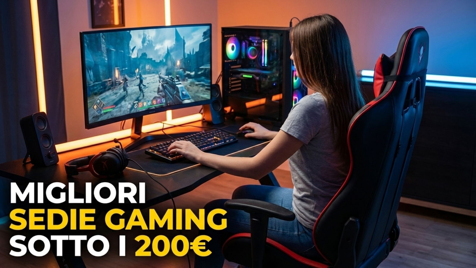 Migliori sedie gaming sotto i 200€ (dicembre 2025)