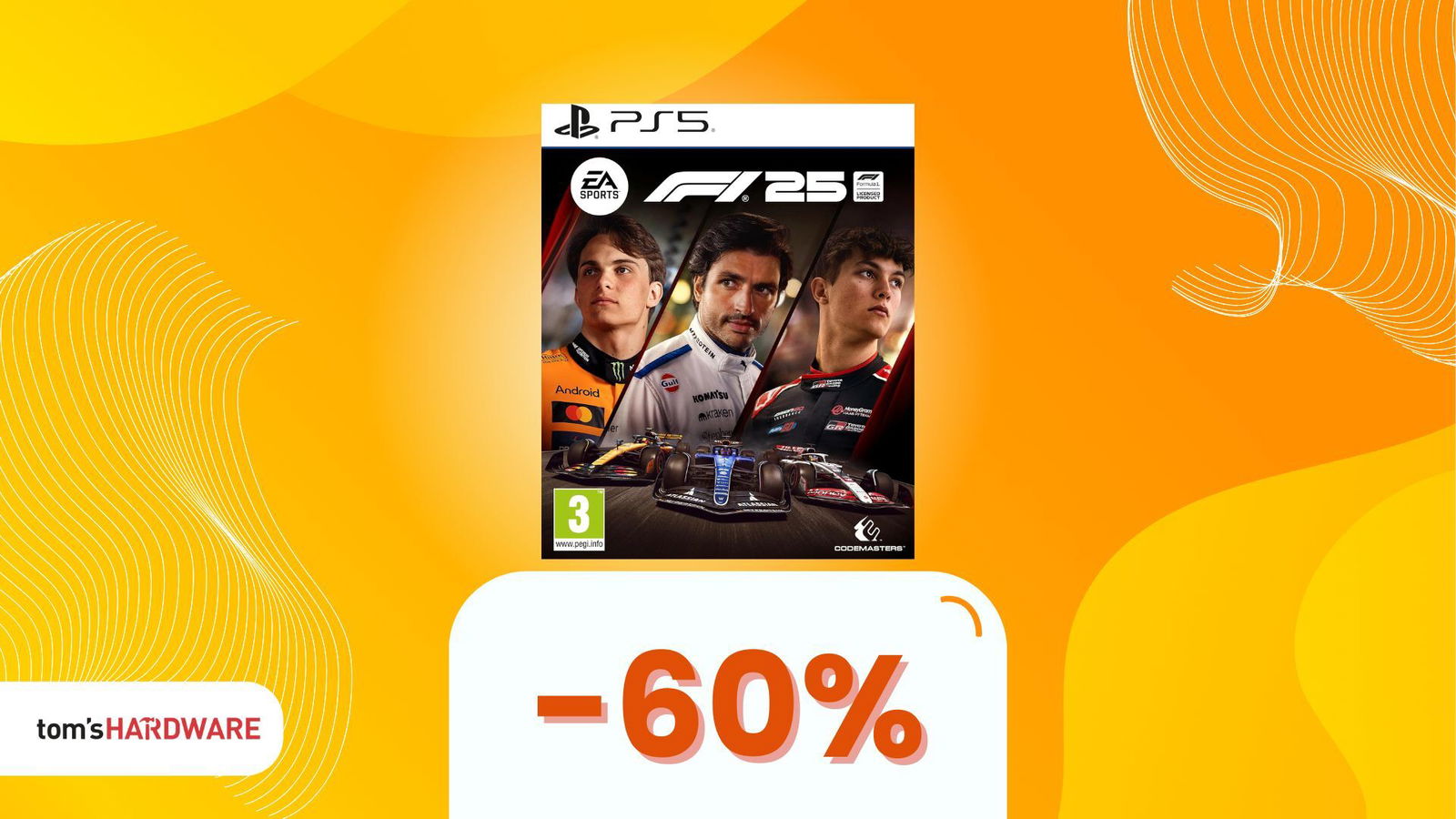 Vivi l’adrenalina di F1 2025: il gioco ufficiale su PS5 ora scontato del 50%