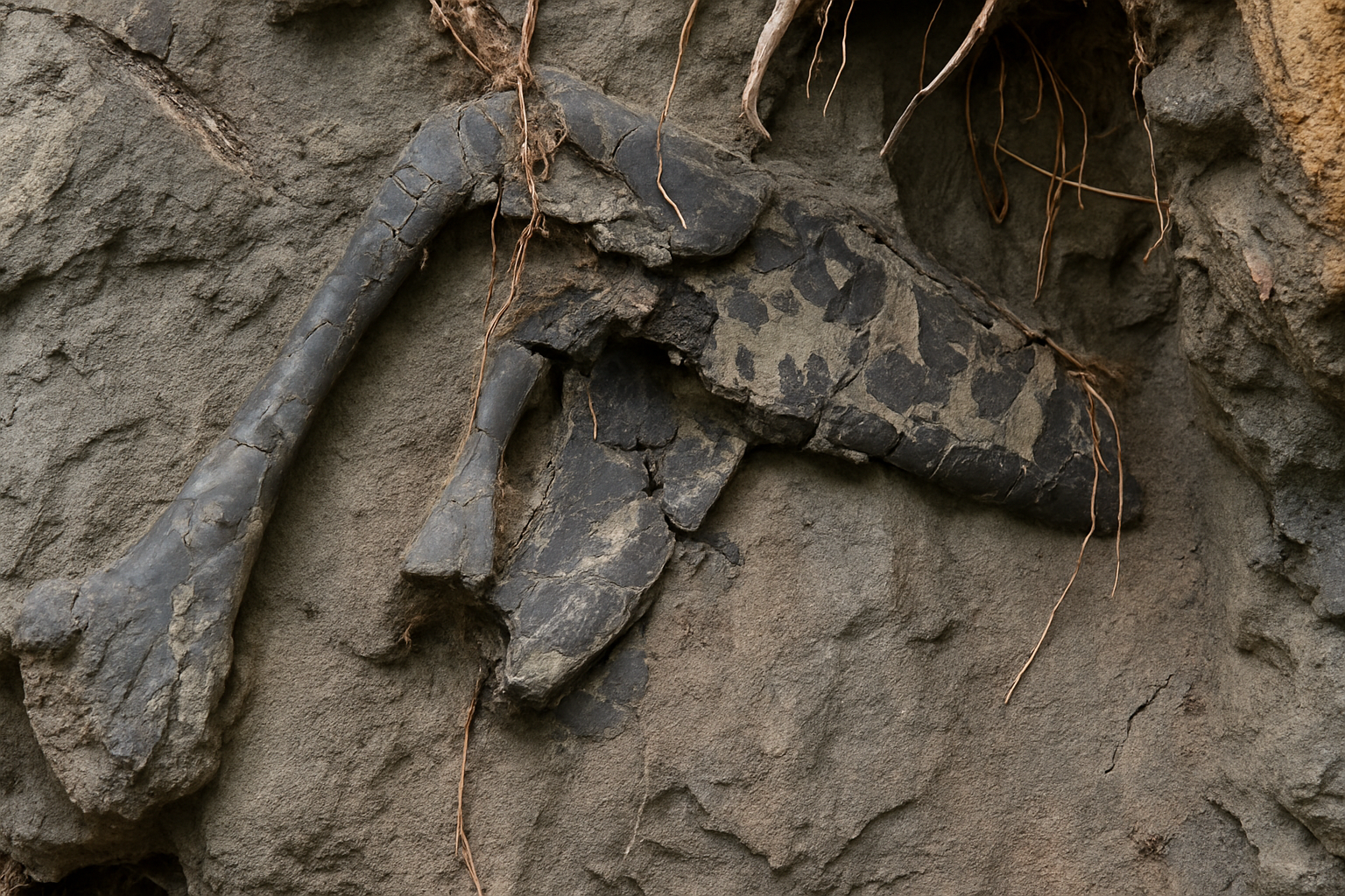 Ossa di dinosauro sovrapposte scoperte in Transilvania