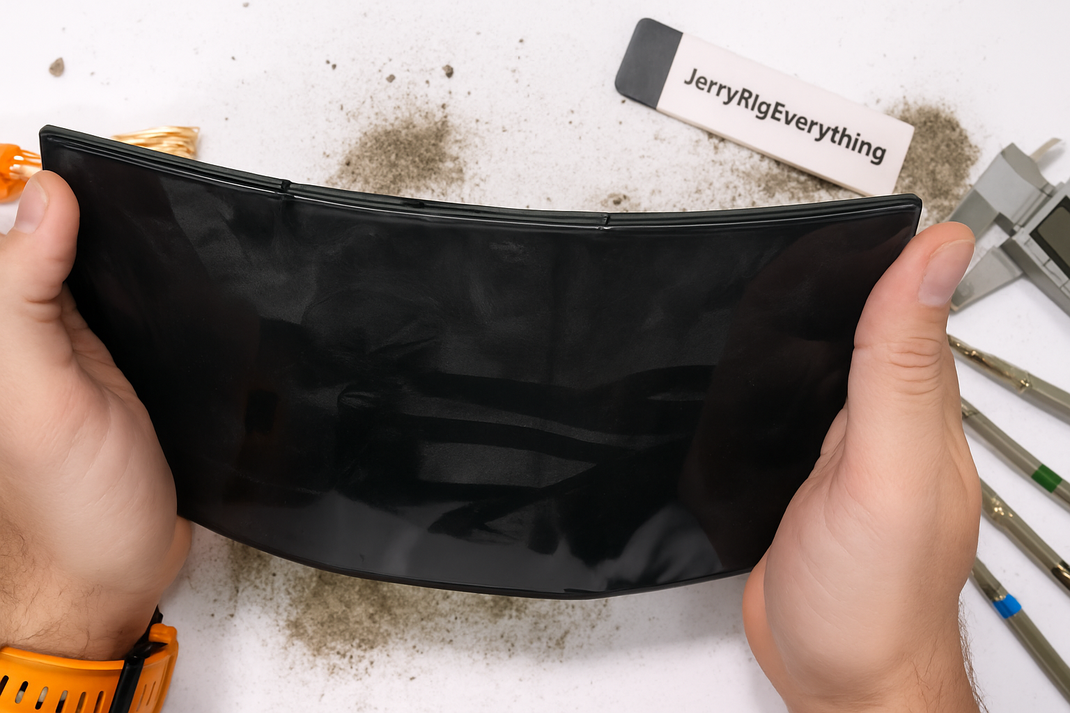 Il Galaxy Z TriFold è tanto bello quanto delicato