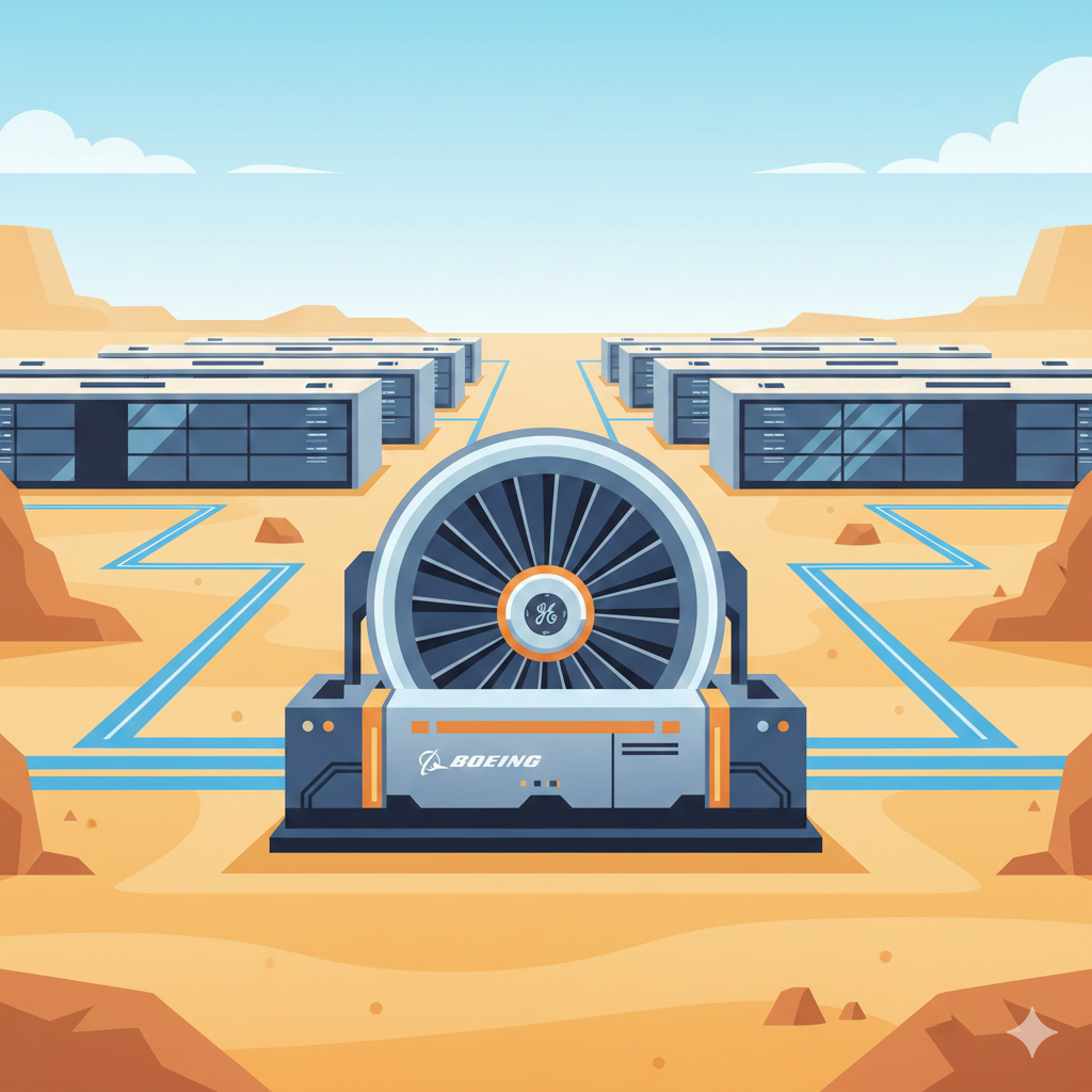 Generatori diesel e motori a reazione presi dagli aerei per i datacenter