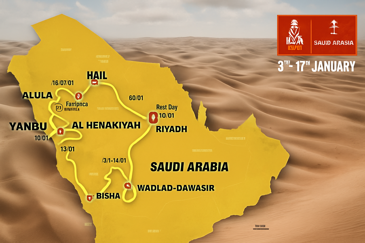 Motorsport estremo: tredici tappe e 8.000 km alla Dakar 2026