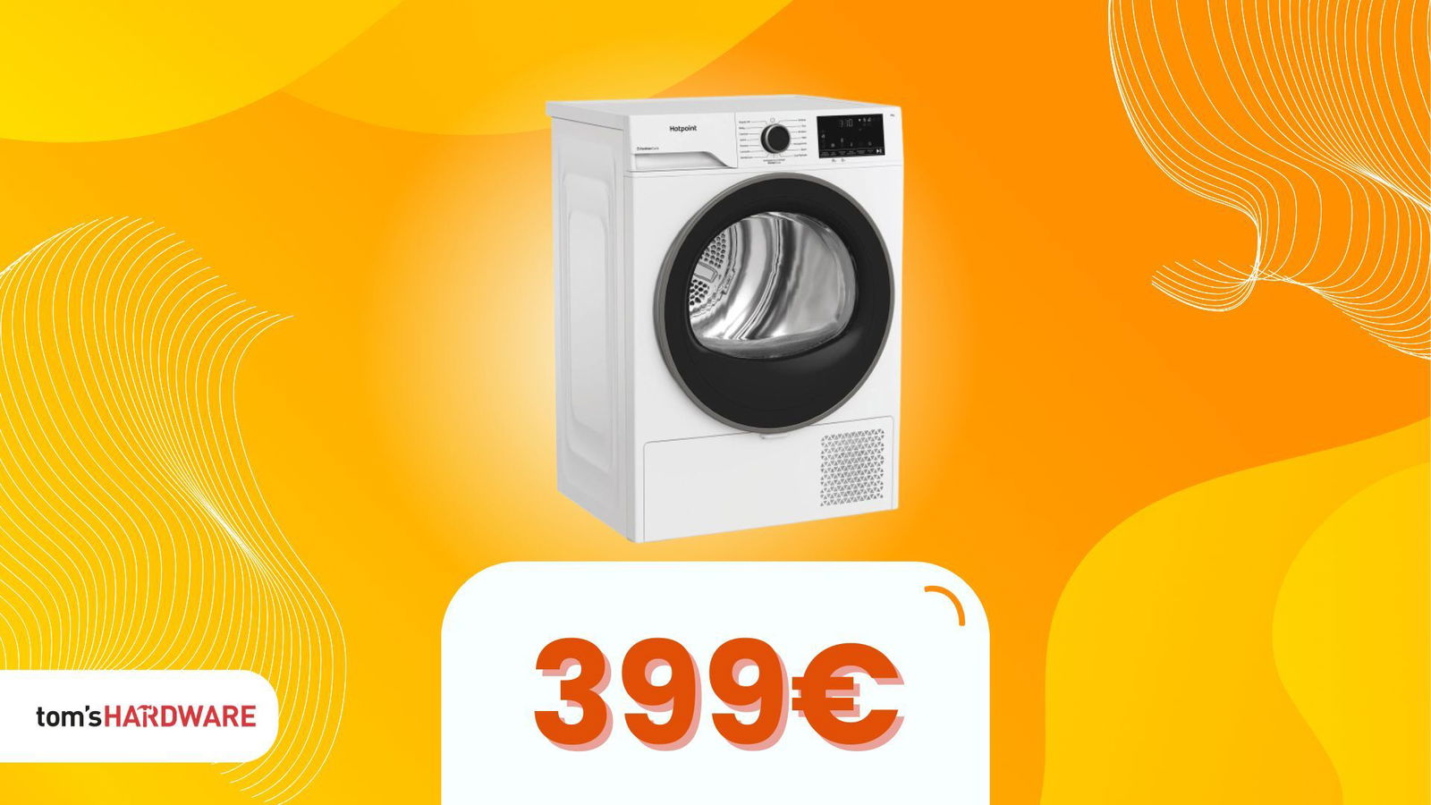 Asciugatrice sì o no? Con questa Hotpoint sotto i 400€ il 2025 si chiude felici