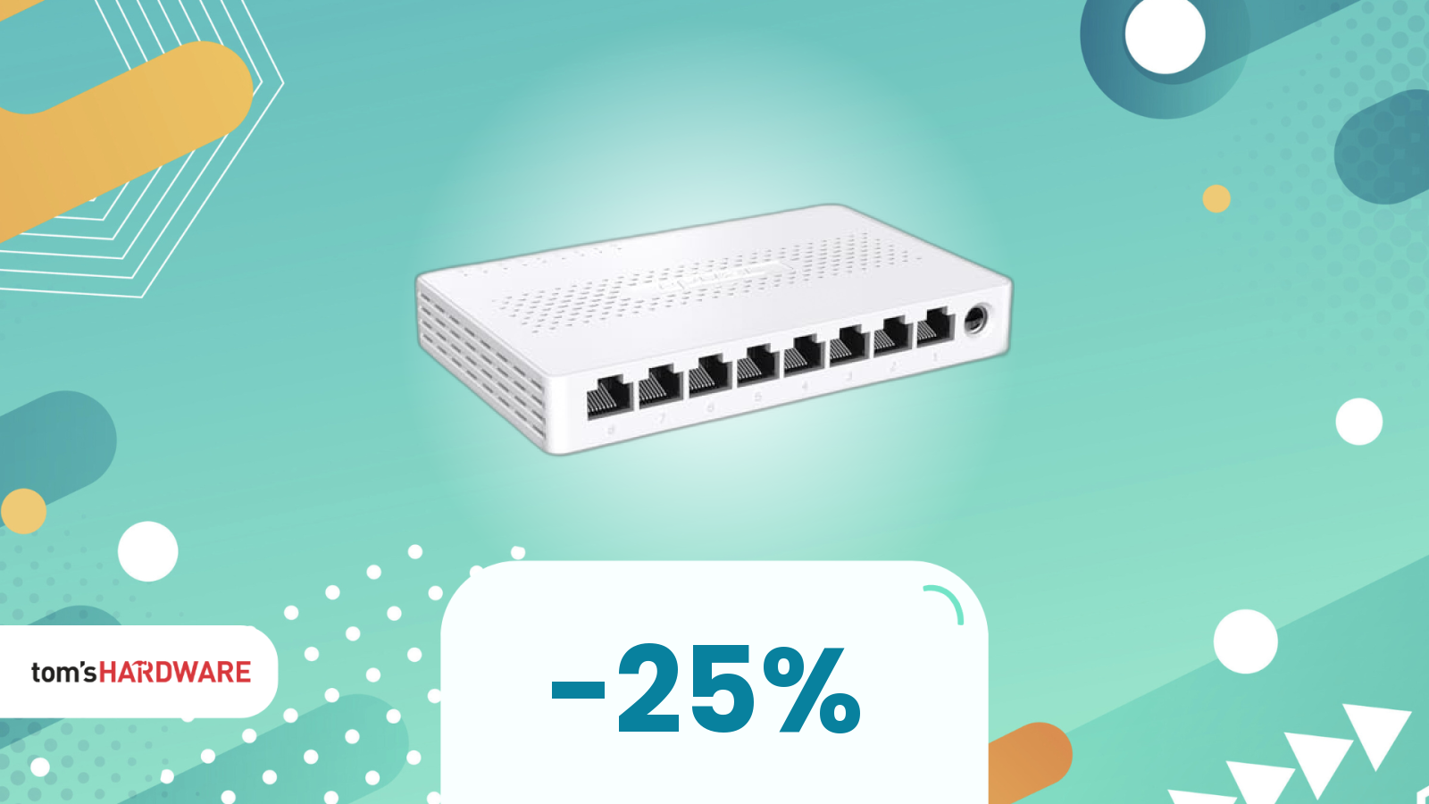 Tenda Switch 2.5 Gigabit 8 Porte a soli 50€ su Amazon