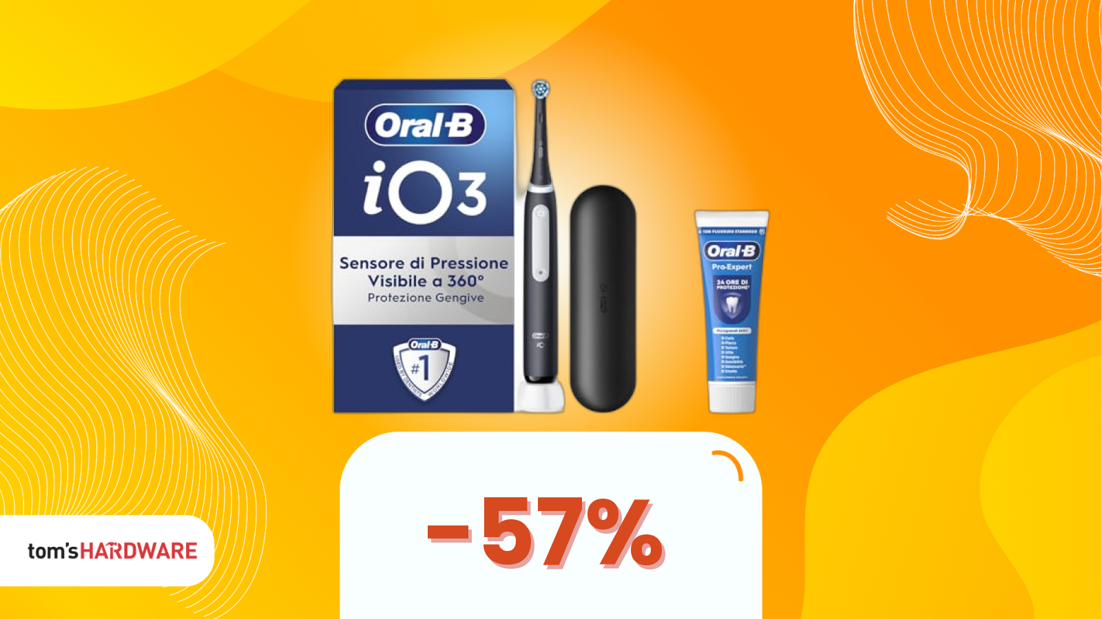 Immagine di Prezzo da Black Friday per questo spazzolino Oral-B iO 3! Su Amazon risparmi il 57%