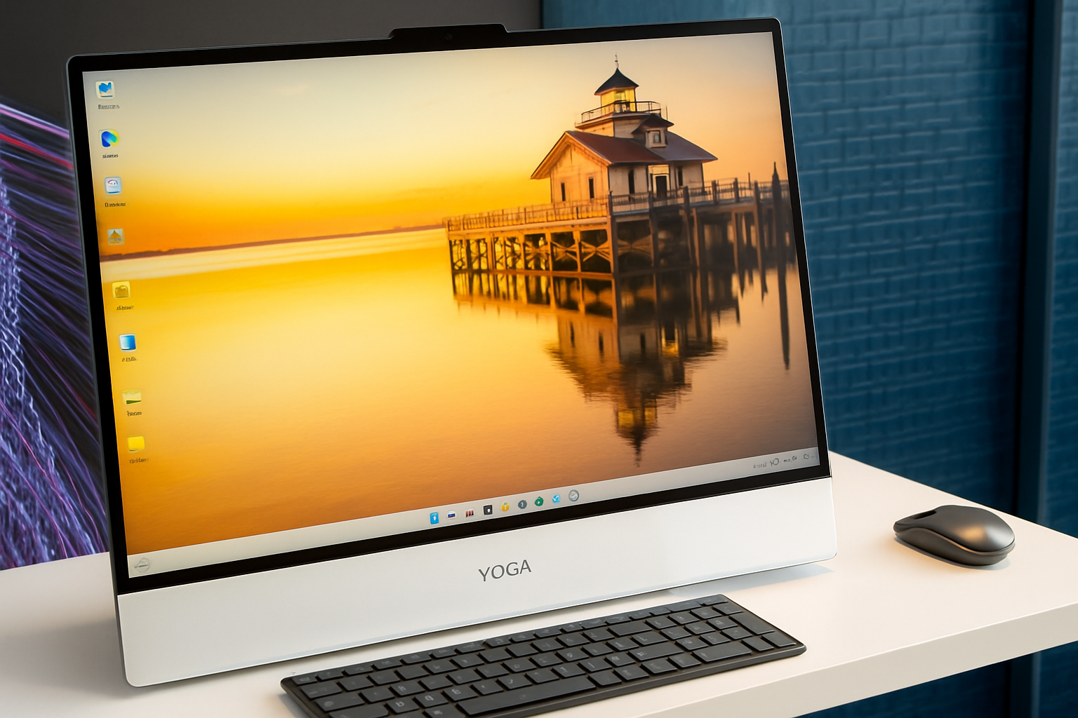 Il nuovo AIO di Lenovo è tanto bello quanto futuristico