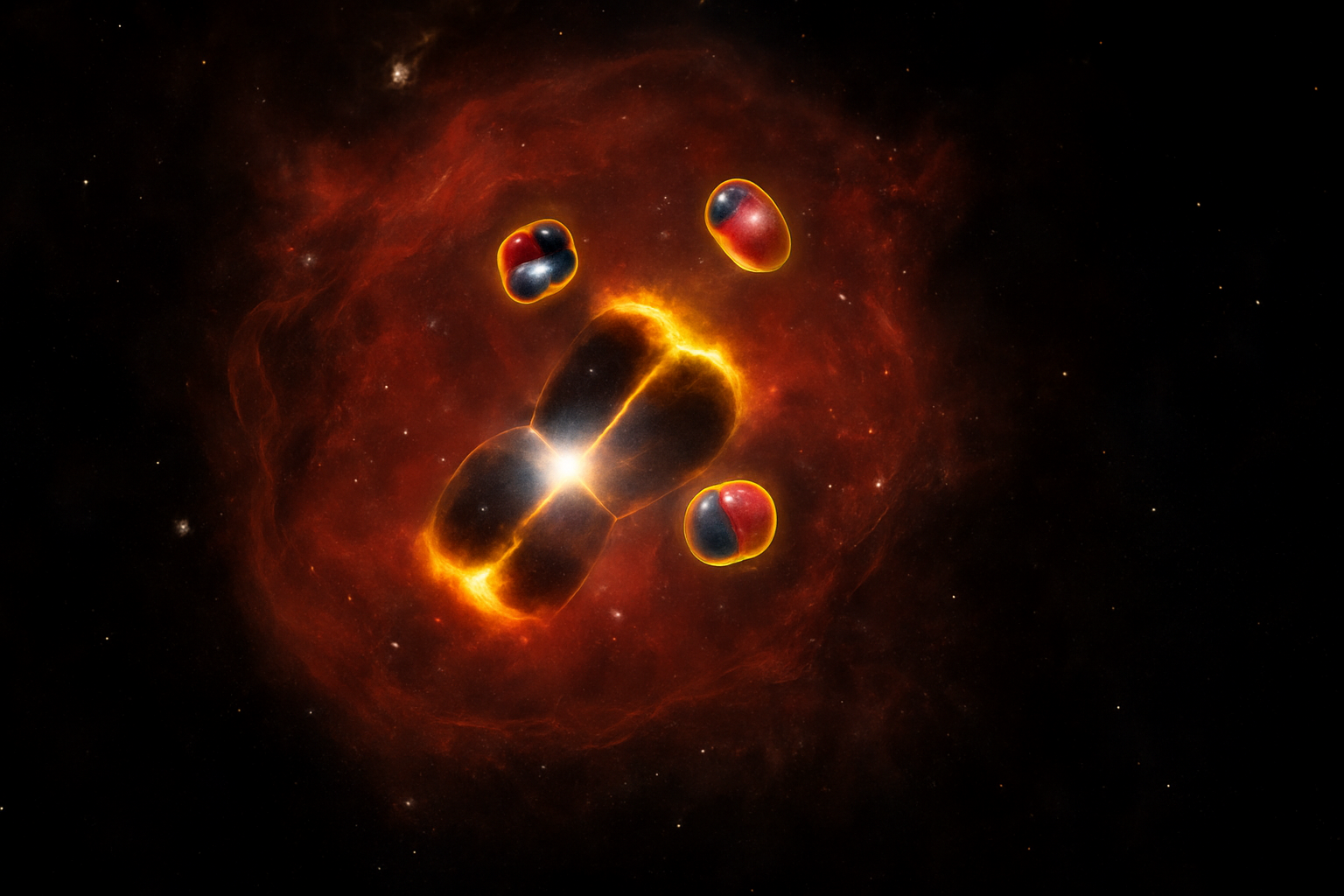 Un proto-ammasso sfida le teorie sull’universo primordiale