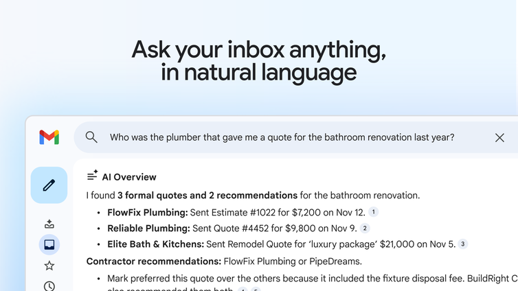 Immagine di Gmail diventa il tuo assistente personale con Gemini