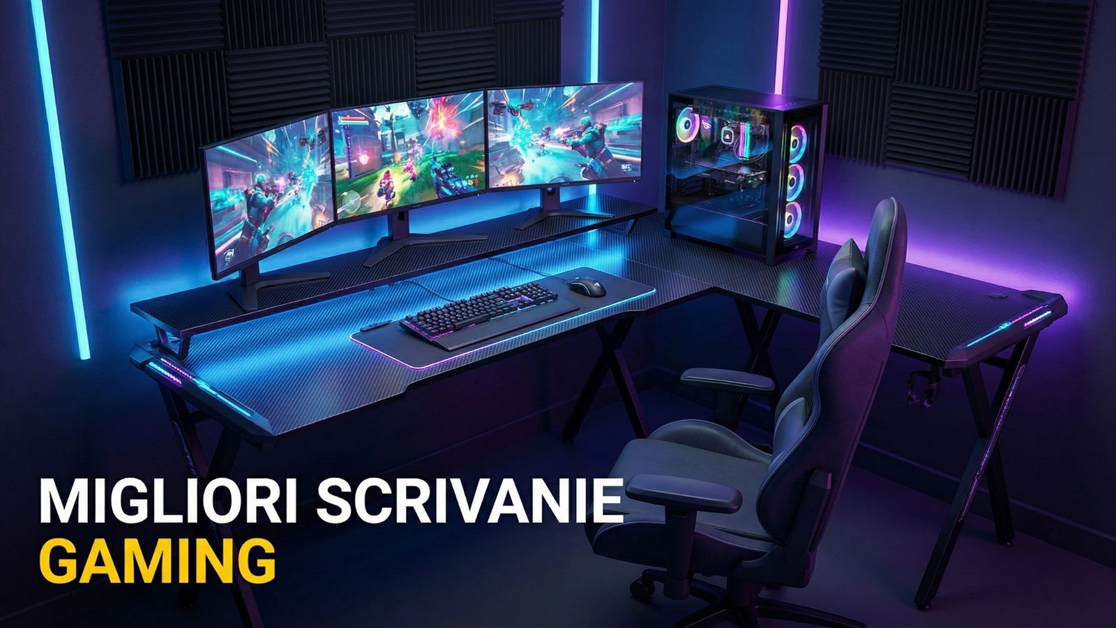 Migliori scrivanie gaming (gennaio 2026)