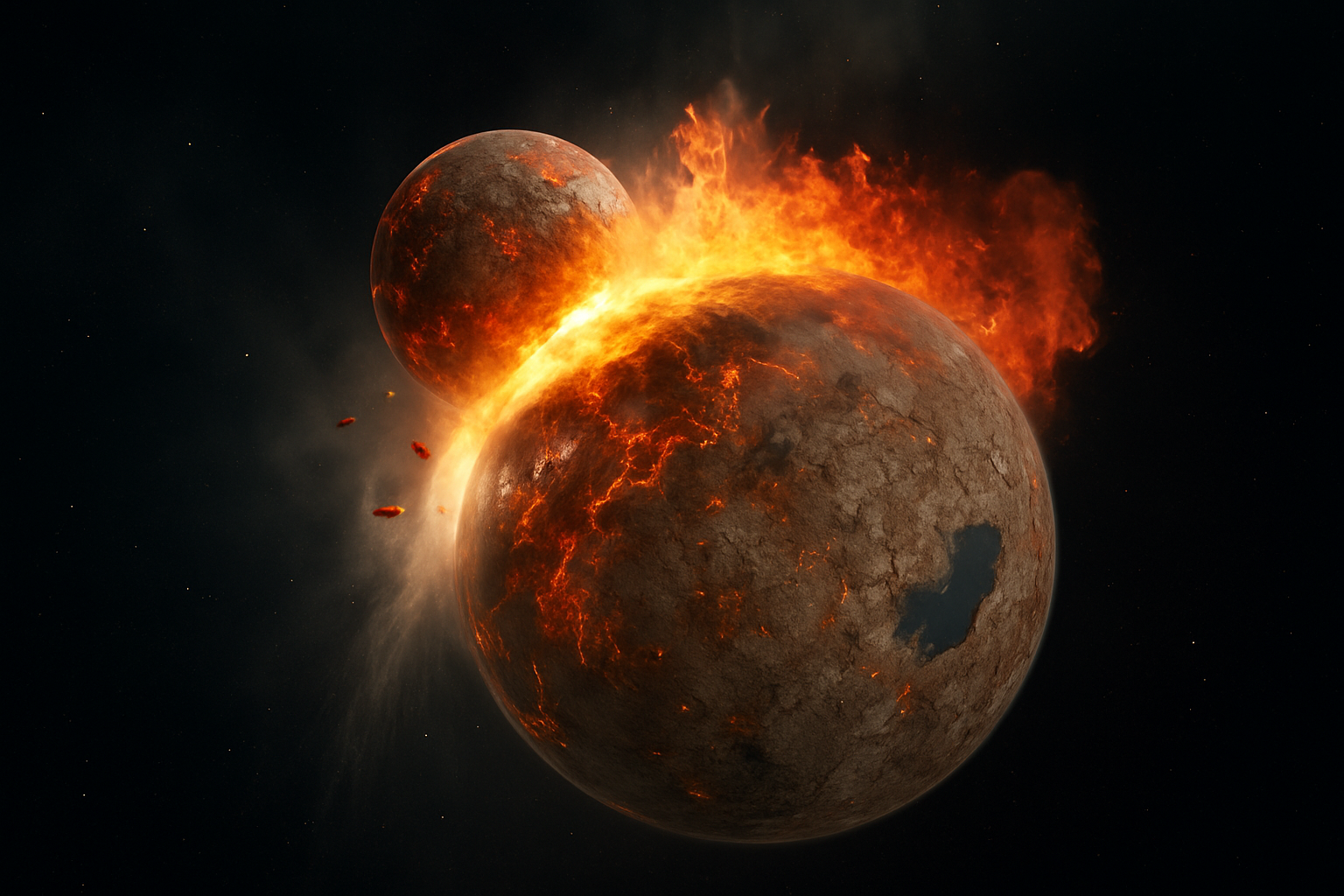 Rocce di 3,7 miliardi di anni svelano l’origine di Terra e Luna