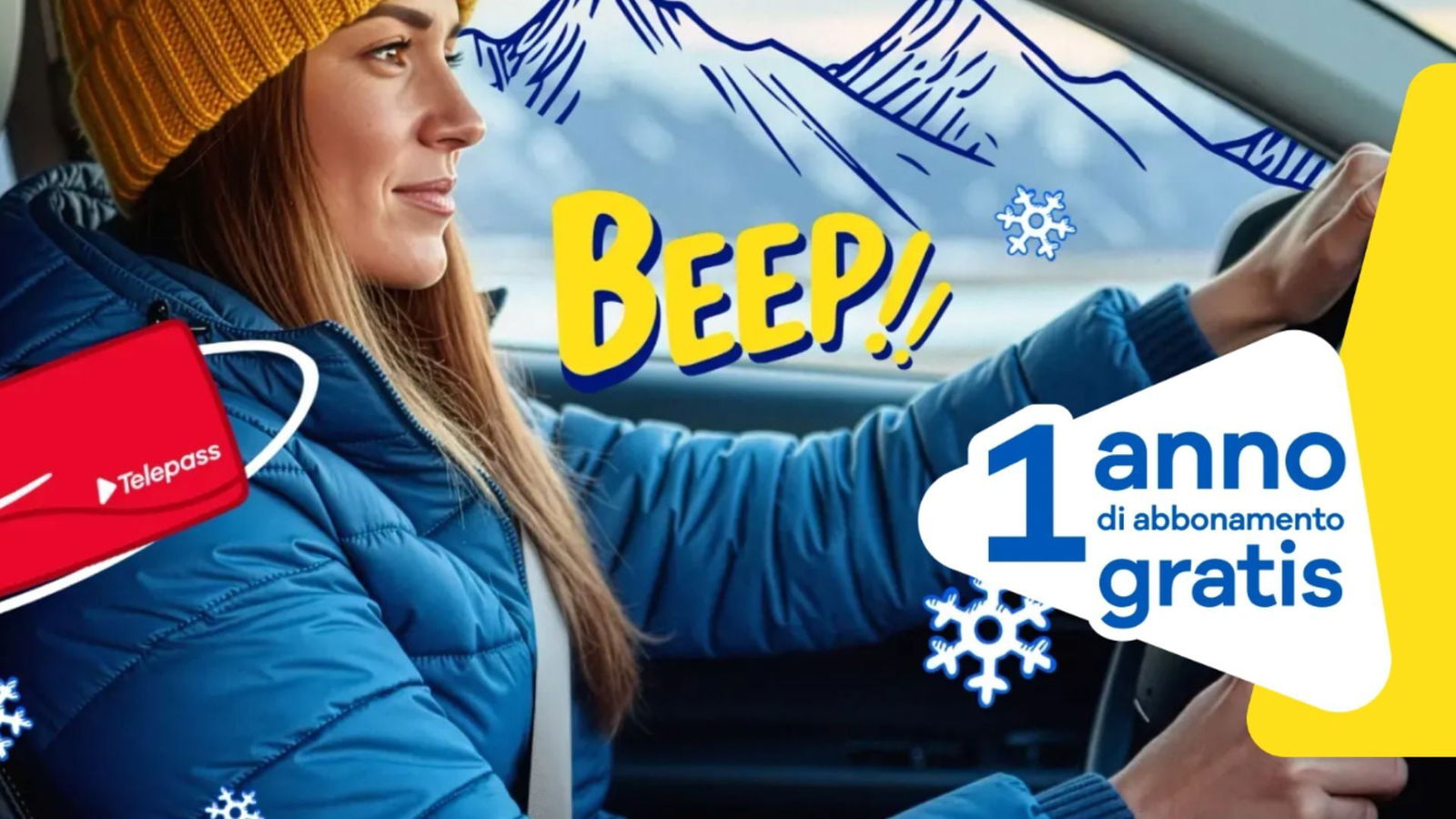 Immagine di Telepass: 1 anno gratis e pedaggi scontati del 50% per chi aderisce subito