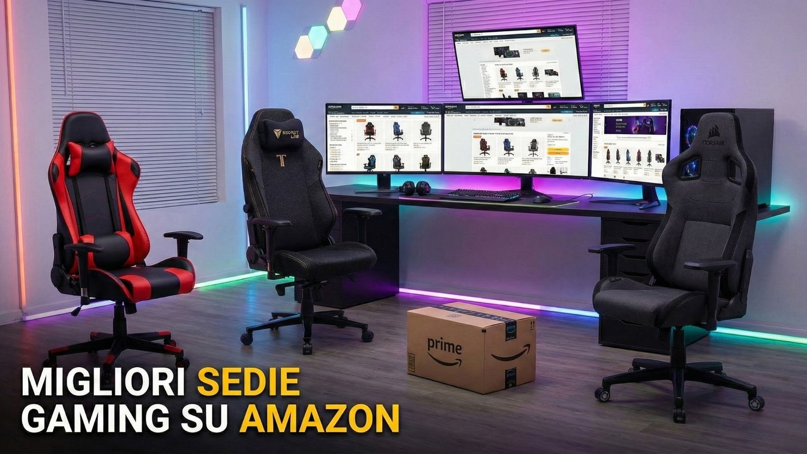 Migliori sedie gaming Amazon (gennaio 2026)