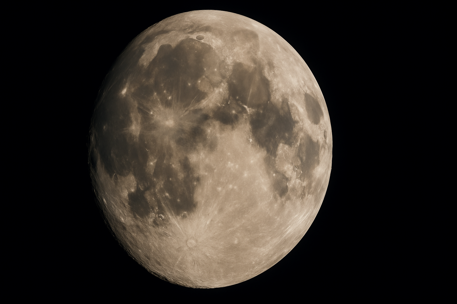 Un enorme impatto spiega l’asimmetria della Luna