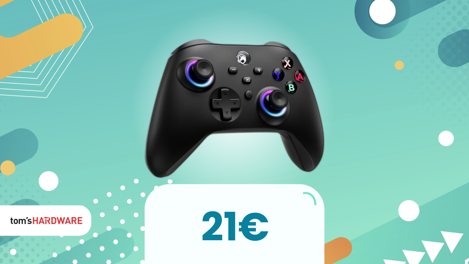 Questo controller con luci oggi costa meno che mai su Amazon