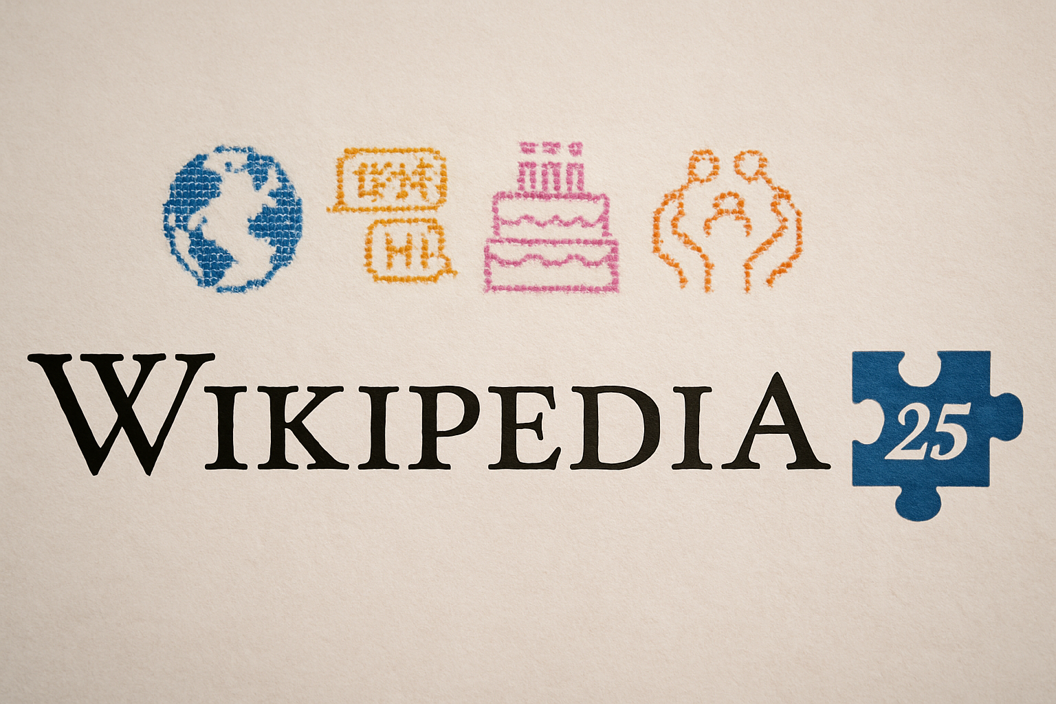 Wikipedia compie 25 anni e celebra i suoi editor