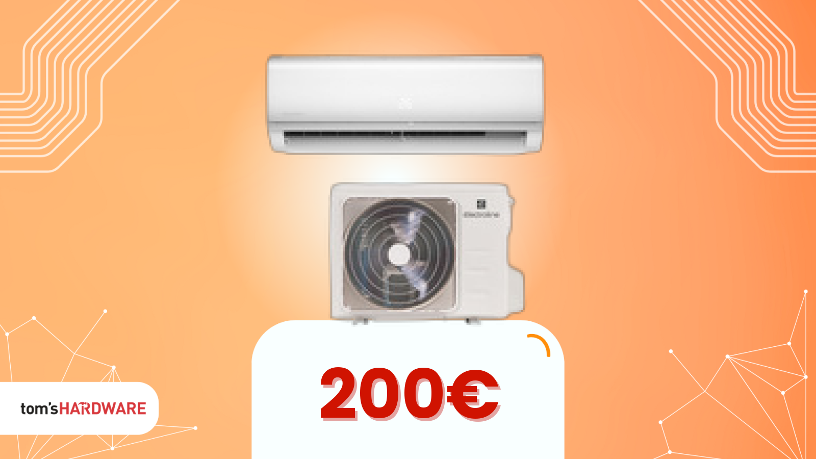 Offerta da primo piano Unieuro: climatizzatore completo di unità esterna a meno di 200€