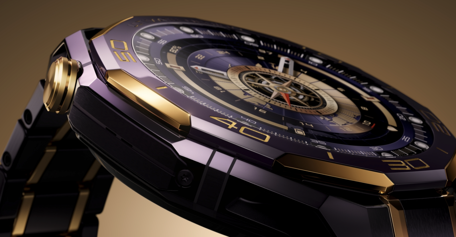 Il nuovo HUAWEI Watch Ultimate Design Royal Gold è un mix di lusso e tecnologia