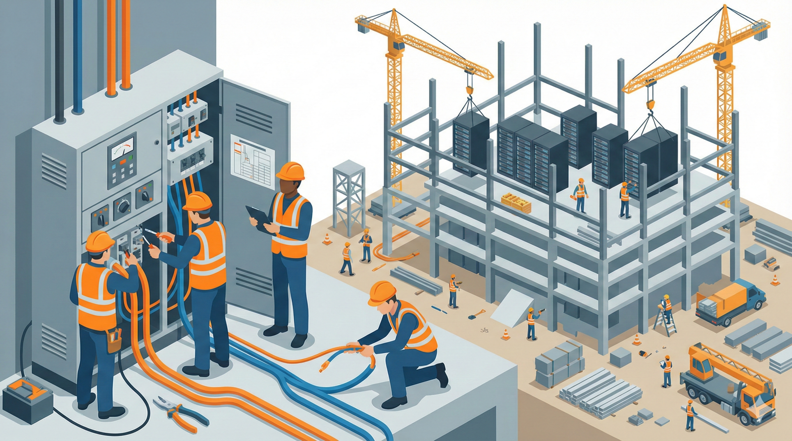 C'è crisi di idraulici, elettricisti e muratori, tutti a costruire Data Center