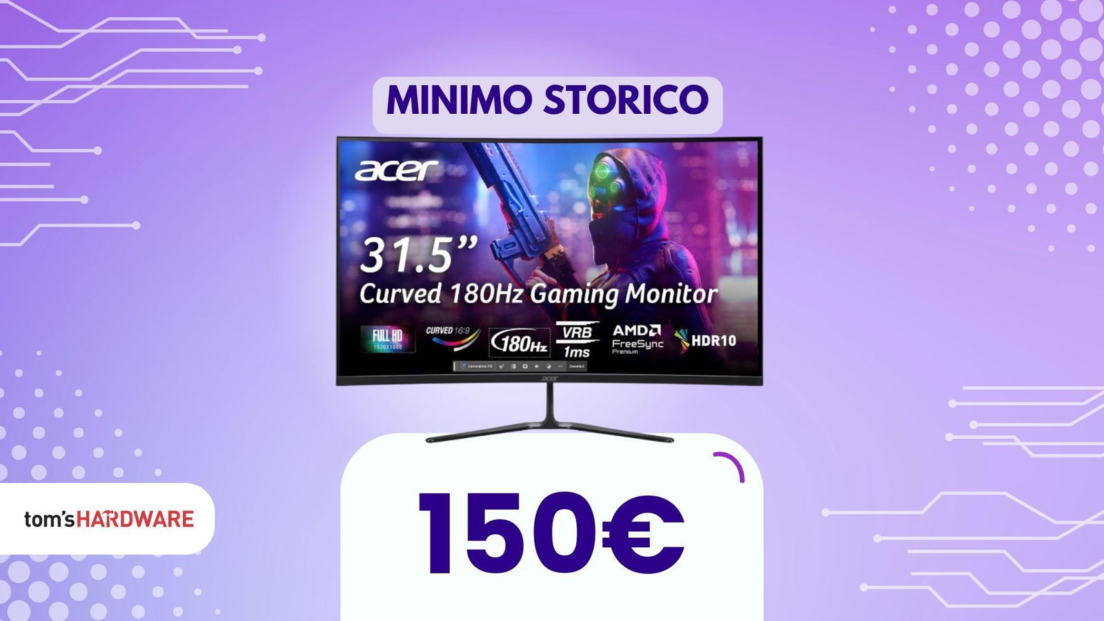 Un tempo te lo sognavi a 150€, oggi guarda che monitor Acer puoi prendere su Amazon