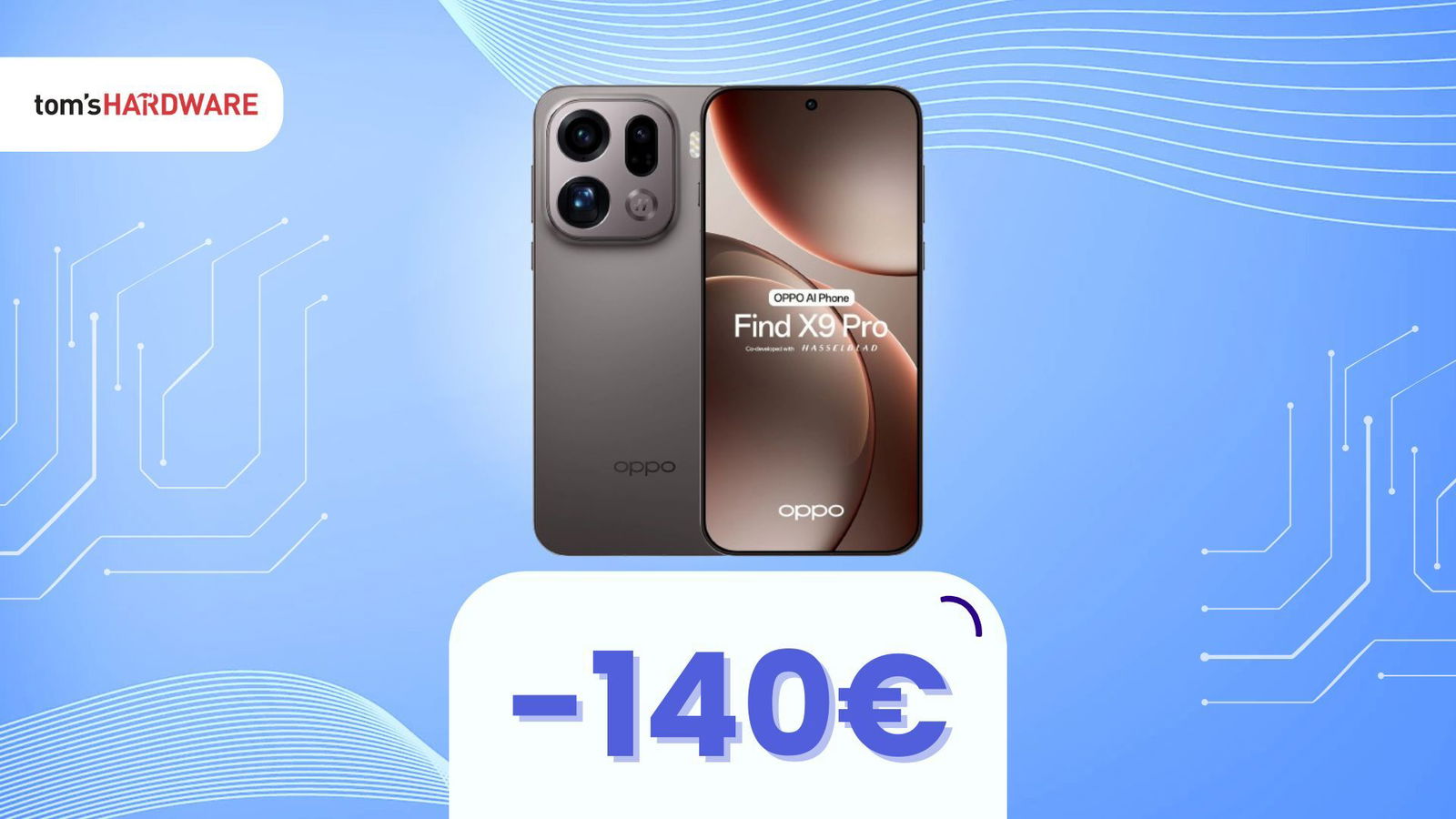 Difficile da reperire, conveniente su eBay: Oppo Find X9 Pro a -140€