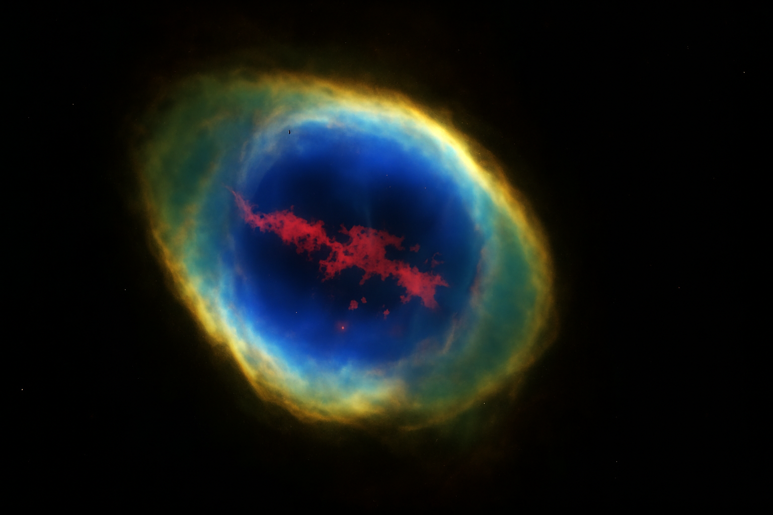 Scoperta una enorme struttura di ferro nella Nebulosa Anello