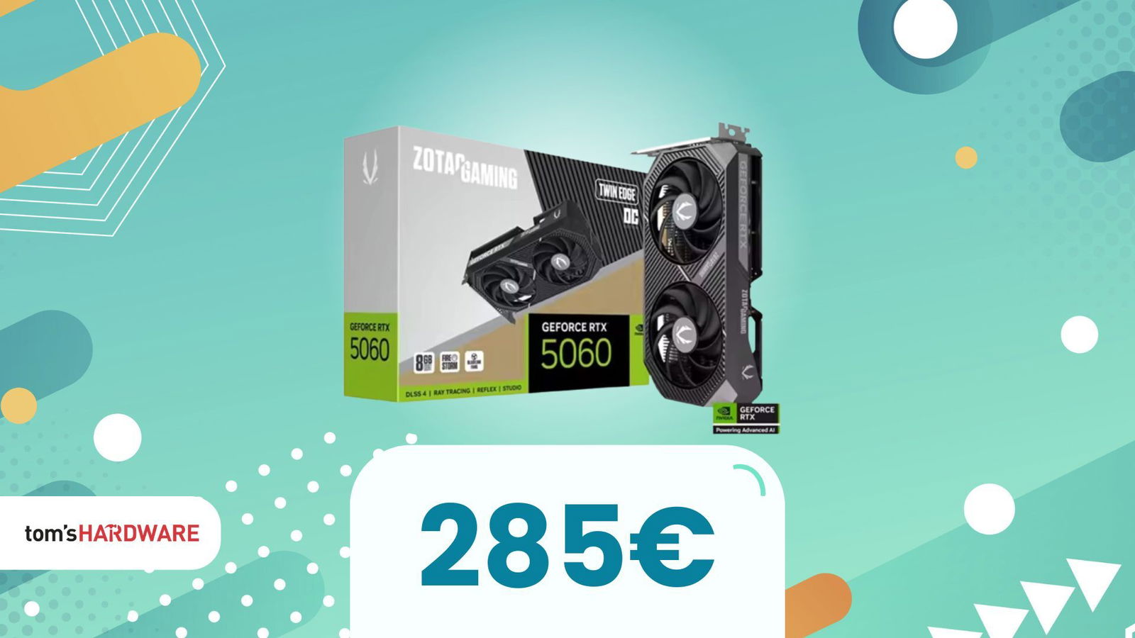 Zotac RTX 5060 a soli 285€: un’occasione che potrebbe non ripetersi