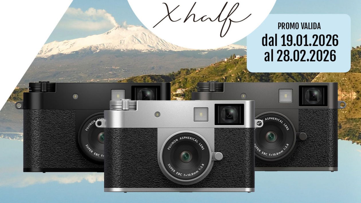 Immagine di 150€ di rimborso per riscoprire il piacere dello scatto con FUJIFILM X half