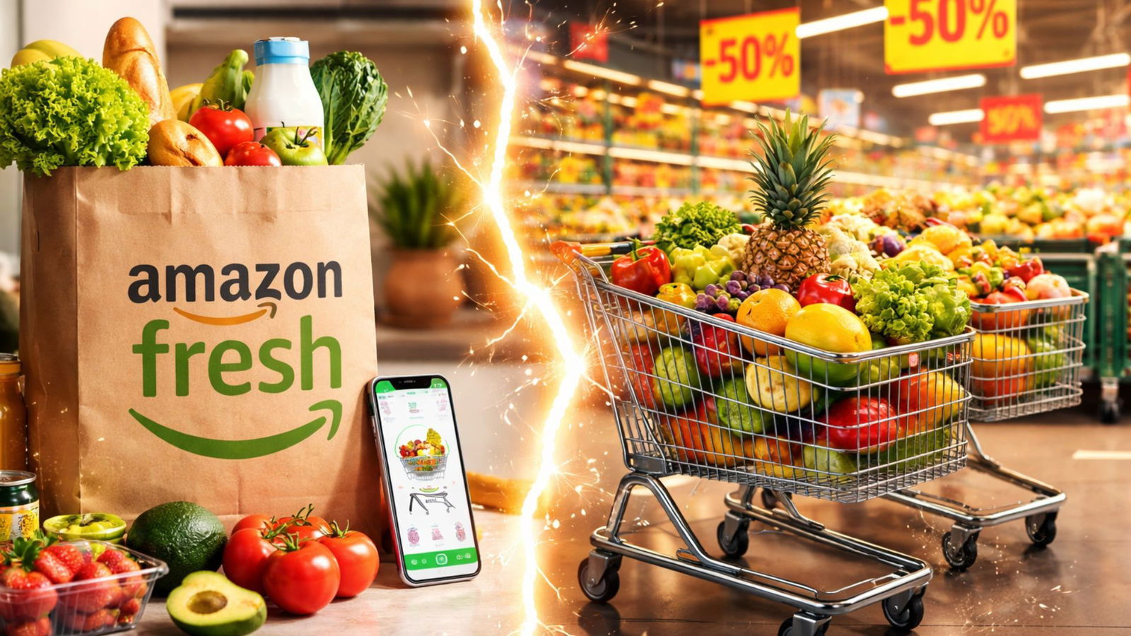 Hai Amazon Fresh? I supermercati locali non ameranno queste offerte