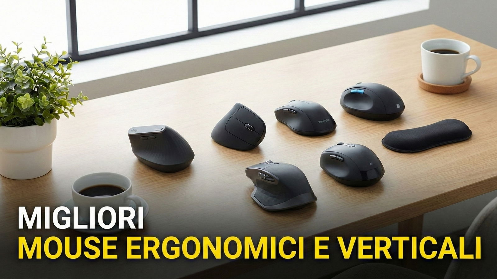 Migliori mouse ergonomici e verticali (gennaio 2026)