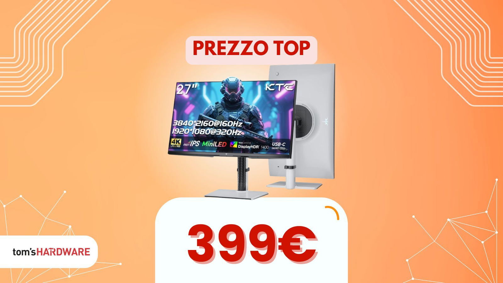 Questo monitor sotto i 400€ potrebbe farti dubitare di LG e Samsung