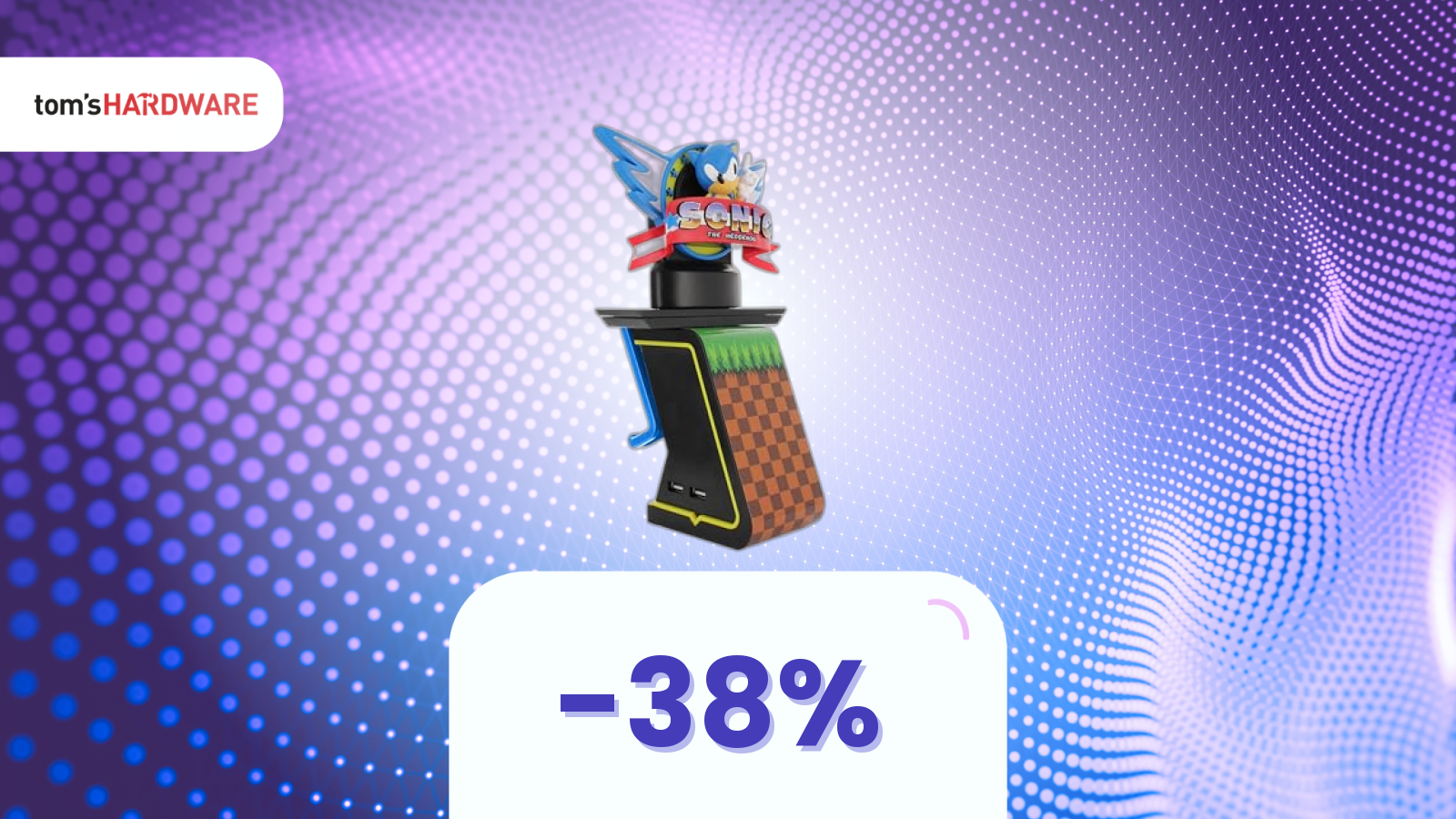 Accessorio Sonic: divertente e stiloso per controller e smartphone