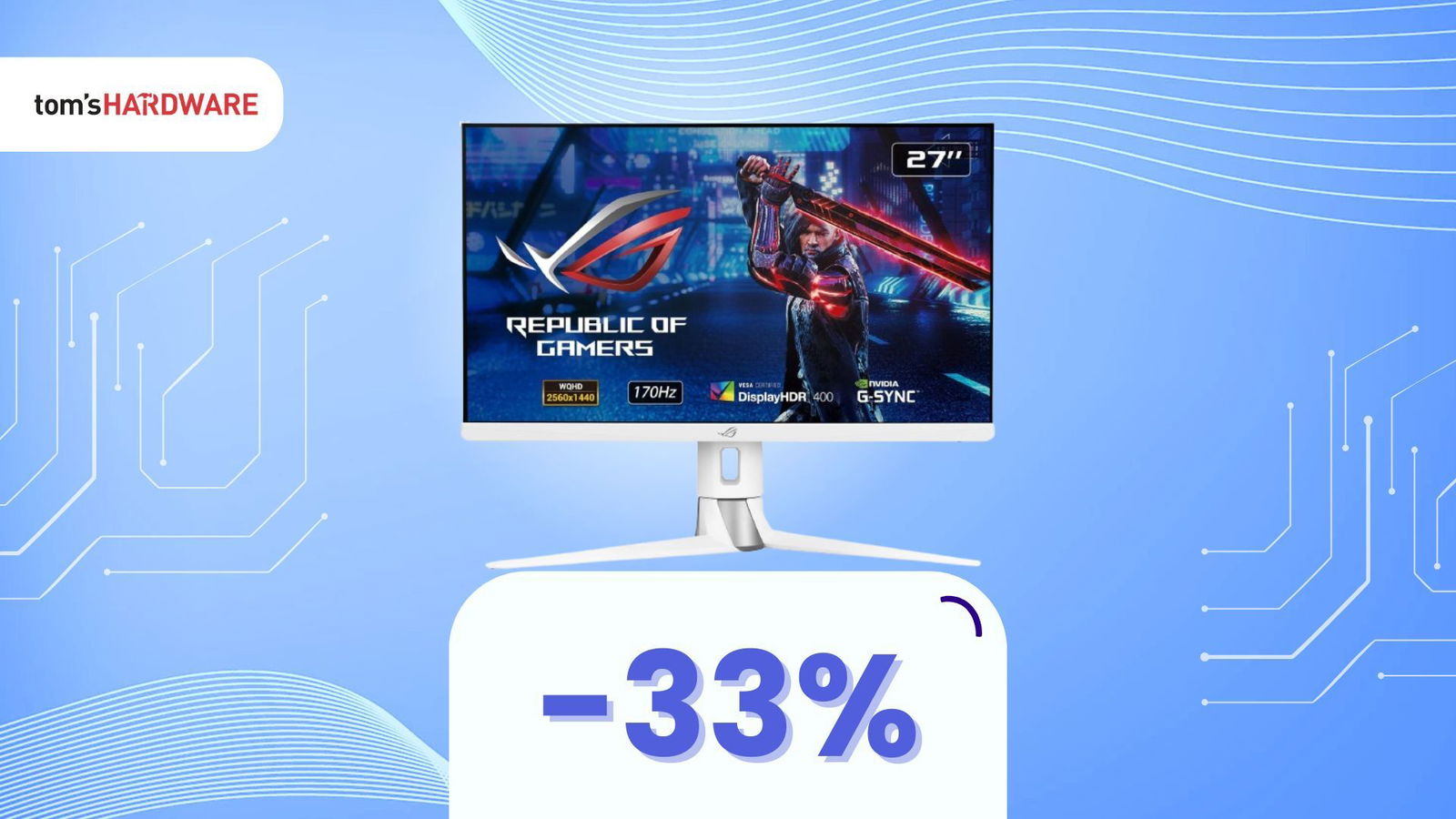 Monitor Asus ROG ora sotto i 400€ (seconda occasione)