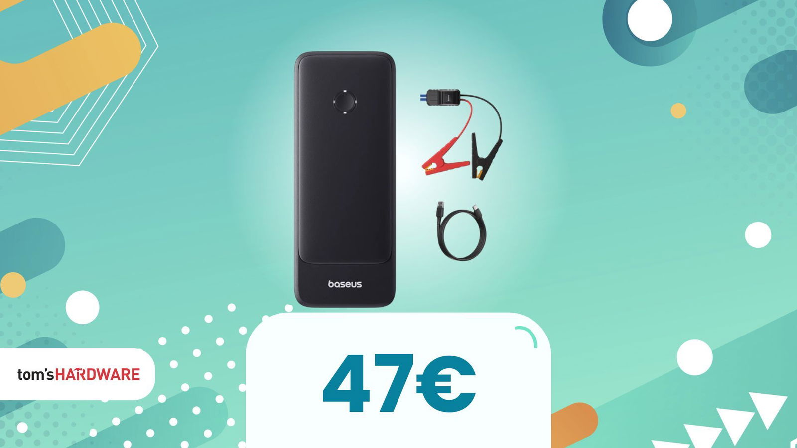 Questo avviatore Baseus sembra una powerbank, ma può salvarti l’auto