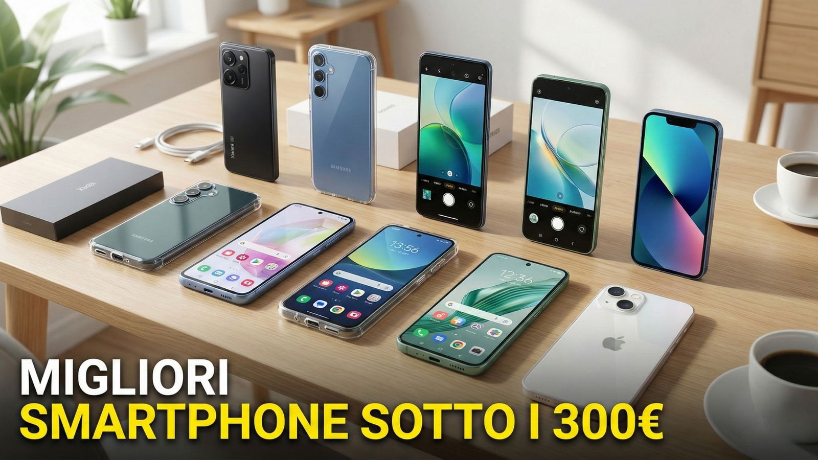 Migliori smartphone sotto i 300€ (gennaio 2026)