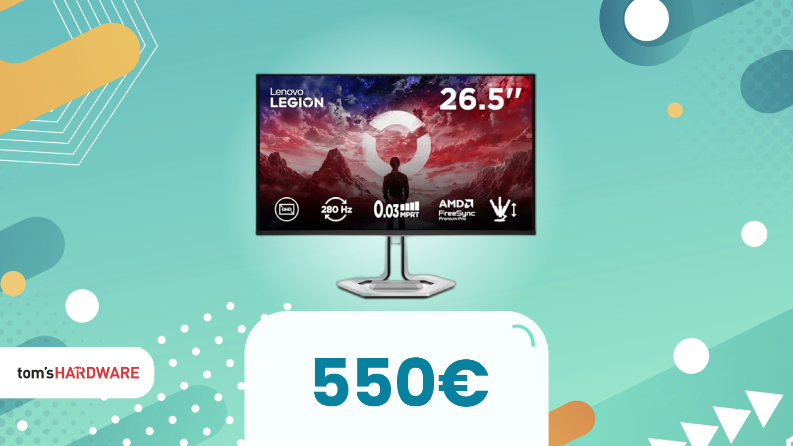 Addio prezzo pieno: questo monitor Lenovo perde 50€ per la prima volta