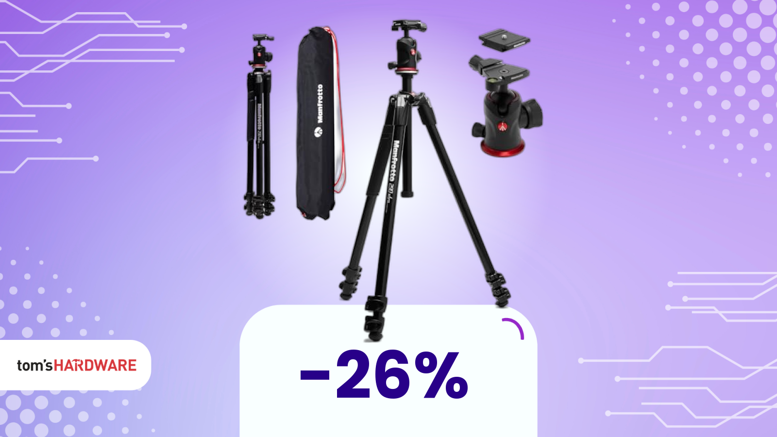 Un vero treppiede professionale a meno di 160€ (ne costava oltre 200)
