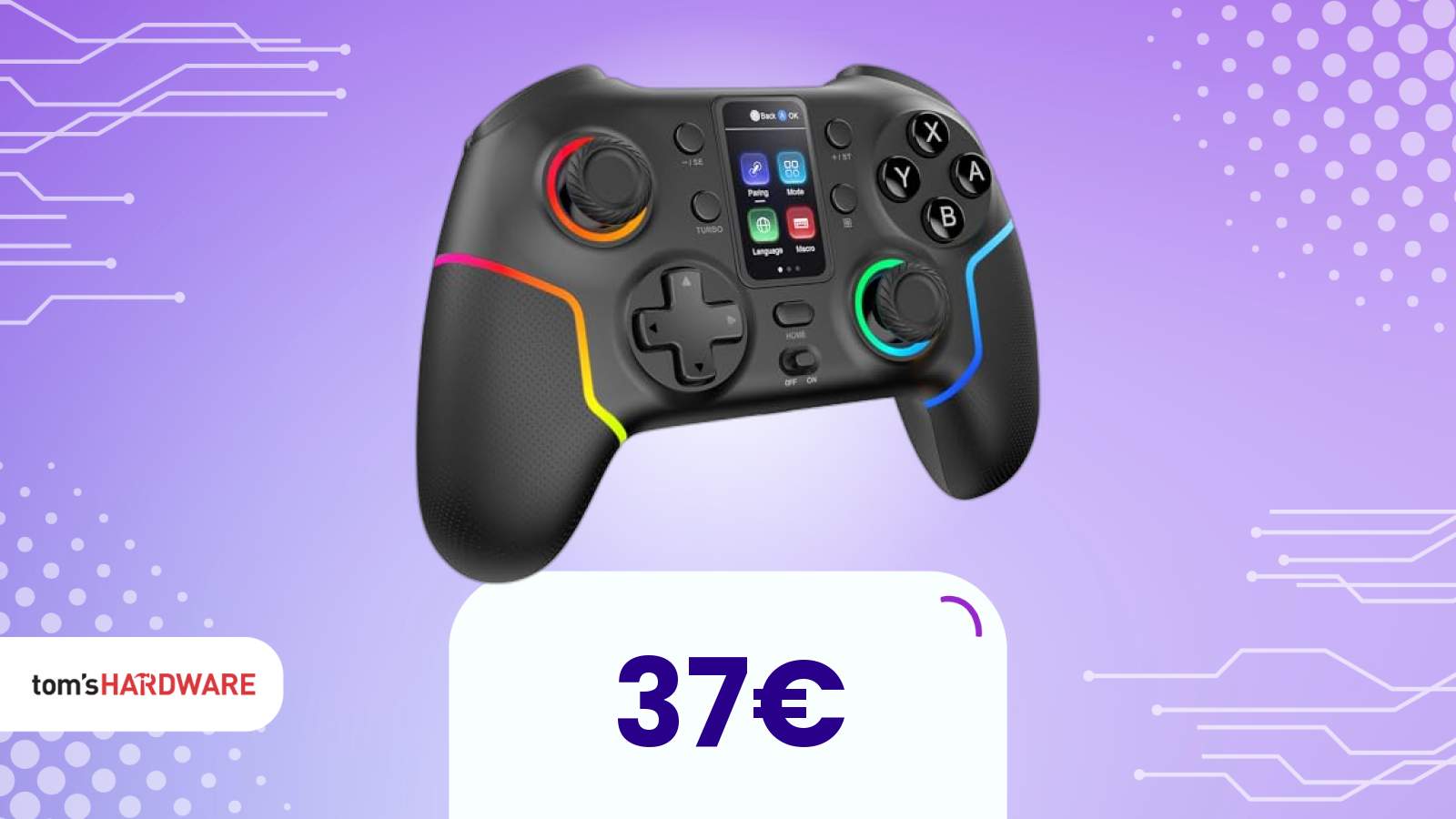 Mars Gaming MGP-V3, Gamepad Wireless con Schermo LCD a SOLI 37€!