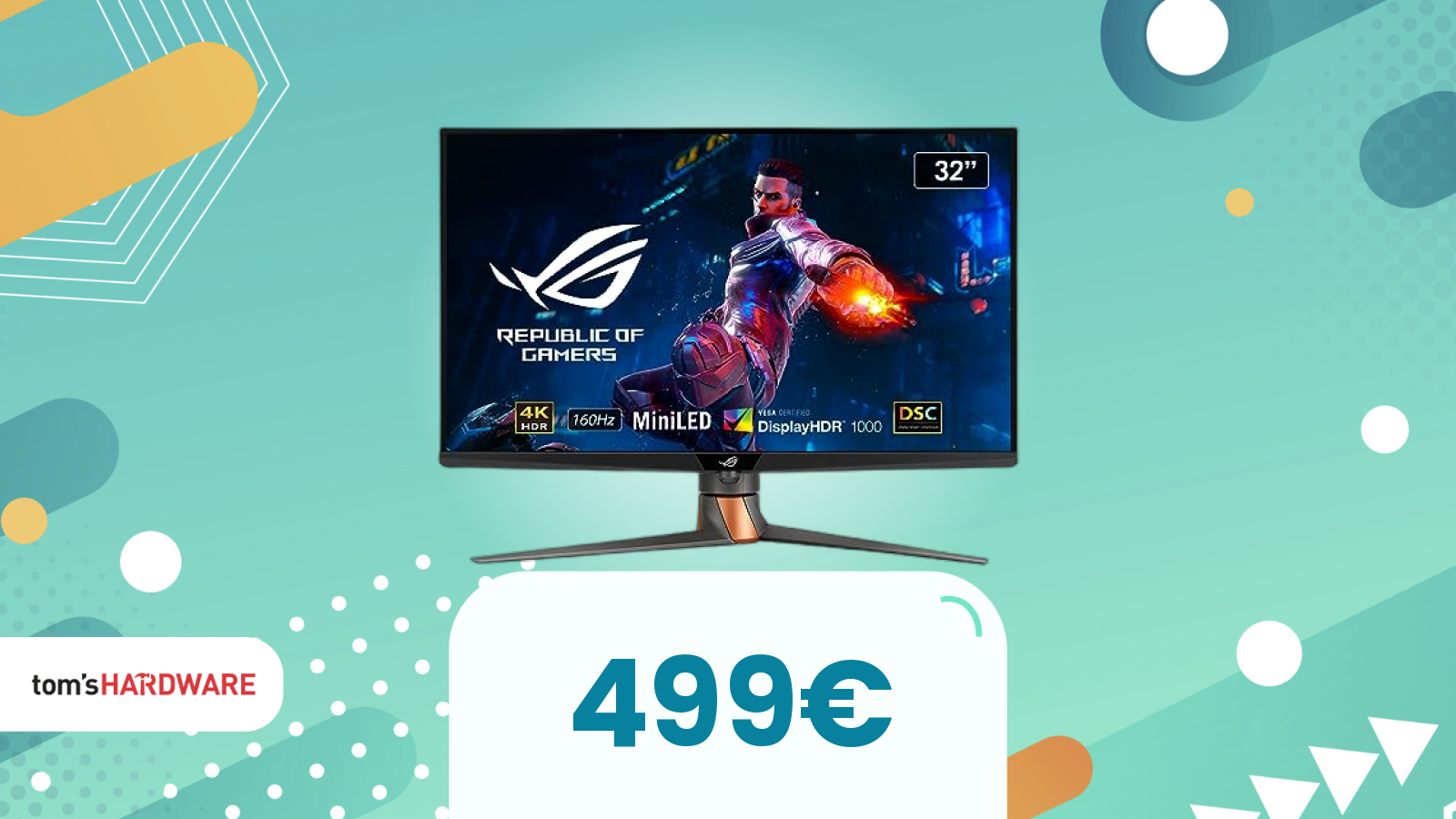 Esistono diversi monitor Asus ROG, ma questo in offerta è da vedere subito