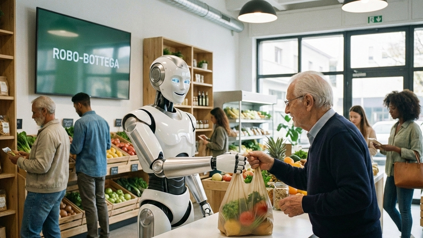 Il prossimo commesso? Un robot guidato da un'agente IA