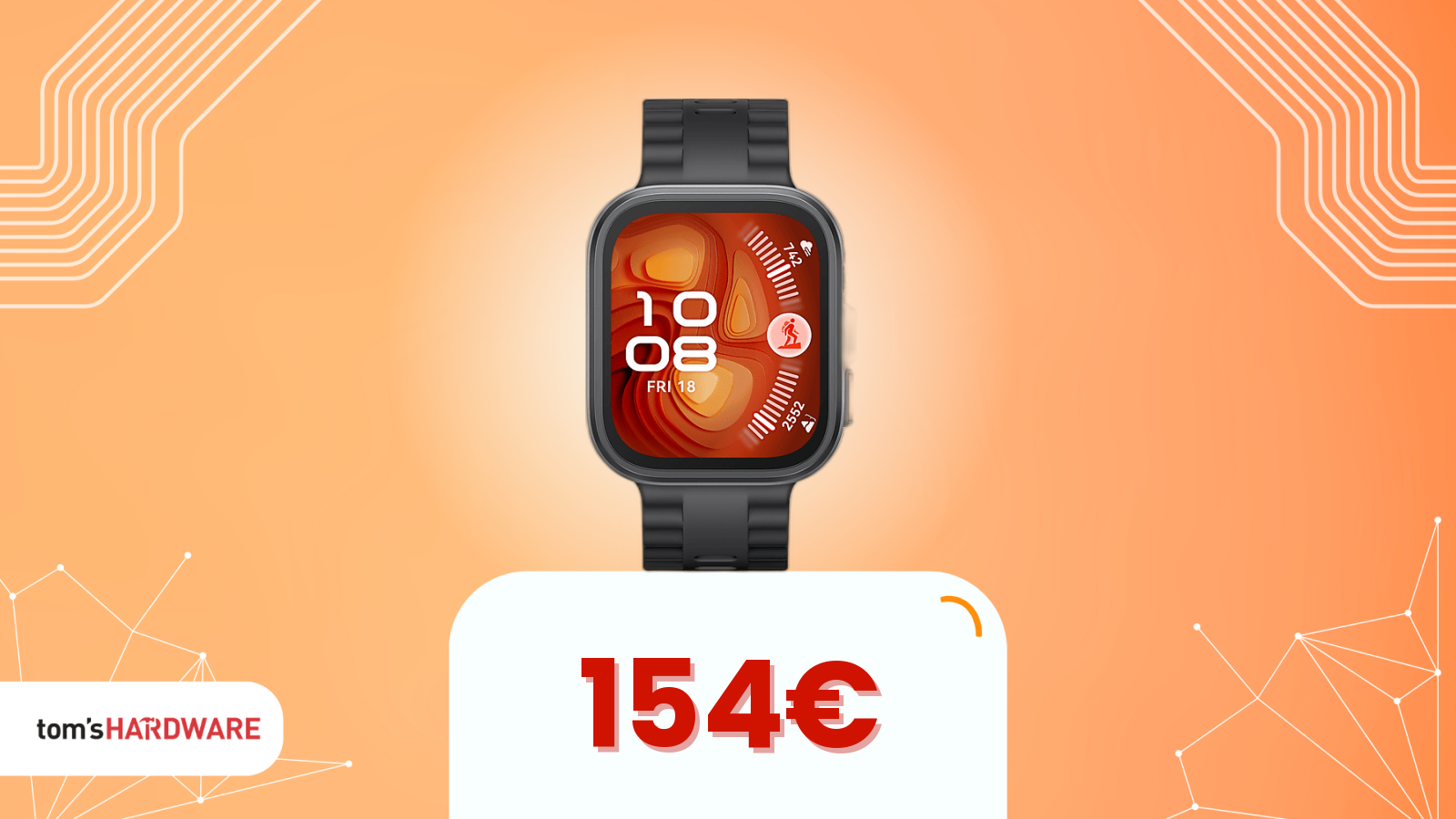 NO IVA da Mediaworld: Huawei Watch Fit 4 Pro a prezzo super, 154€