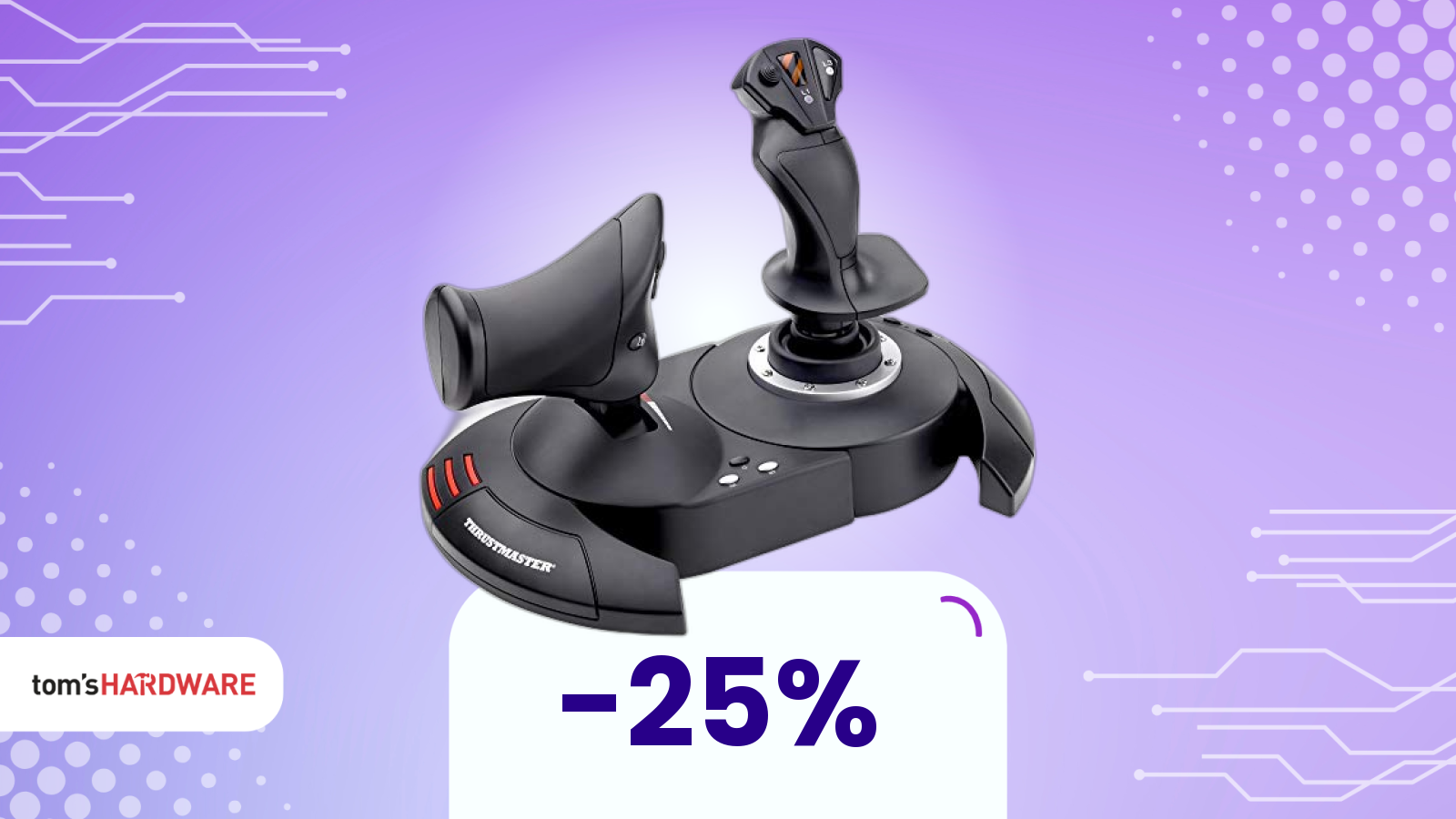 Per l’auto c’è il volante, per l’aereo c’è questo Thrustmaster