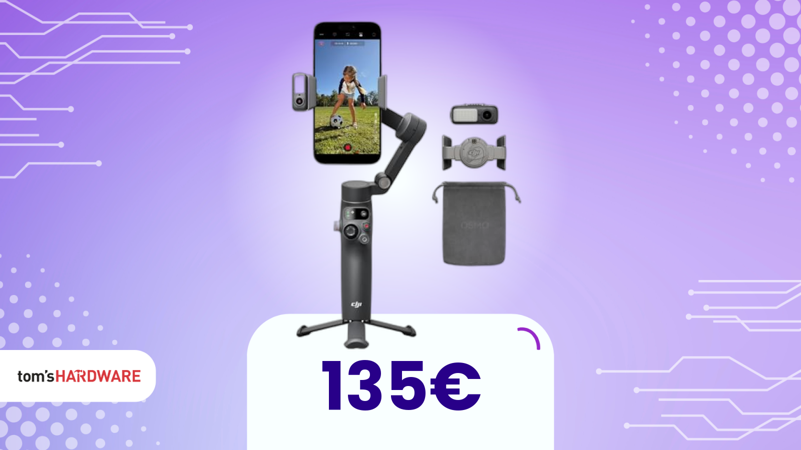 Prezzo simile ad AliExpress, ma su Amazon il DJI Osmo arriva con accessori inclusi