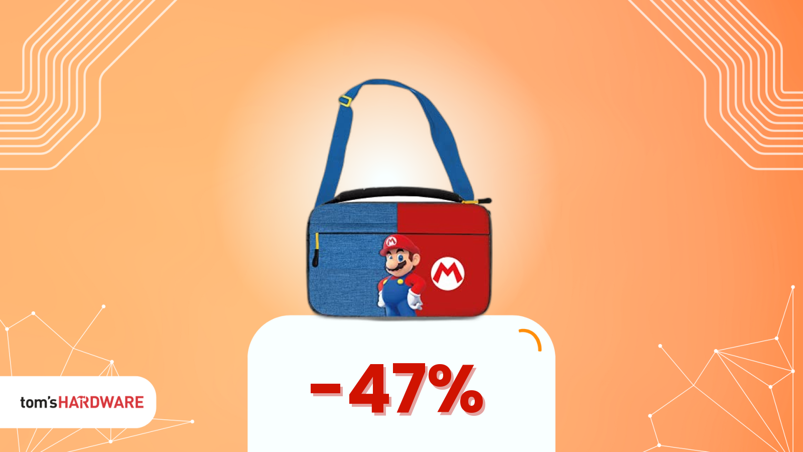 Se la tua Nintendo vive di Mario, questa custodia è un must