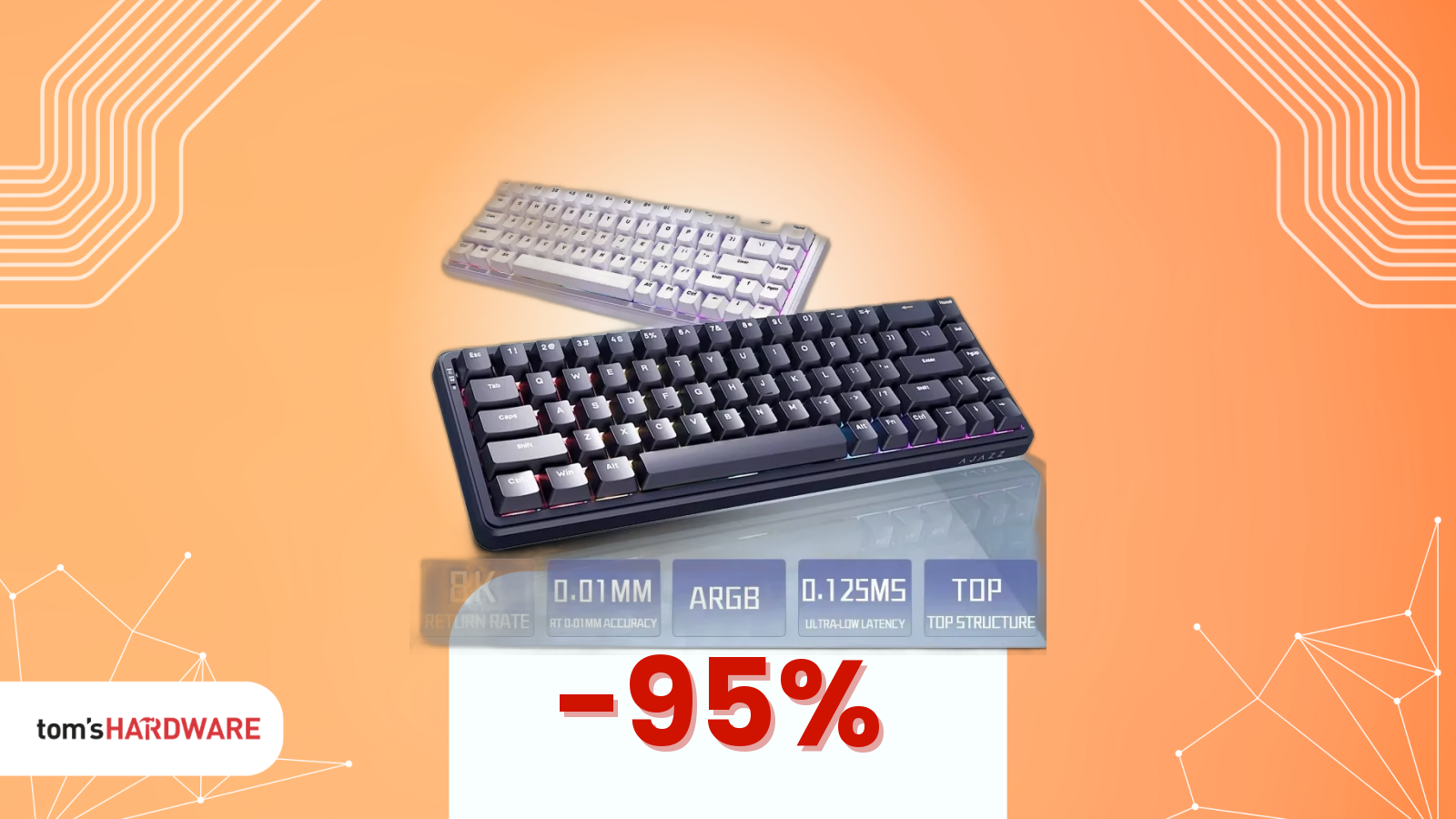 AJAZZ AK680 MAX Tastiera Meccanica da Gaming a PREZZO SHOCK! 30€