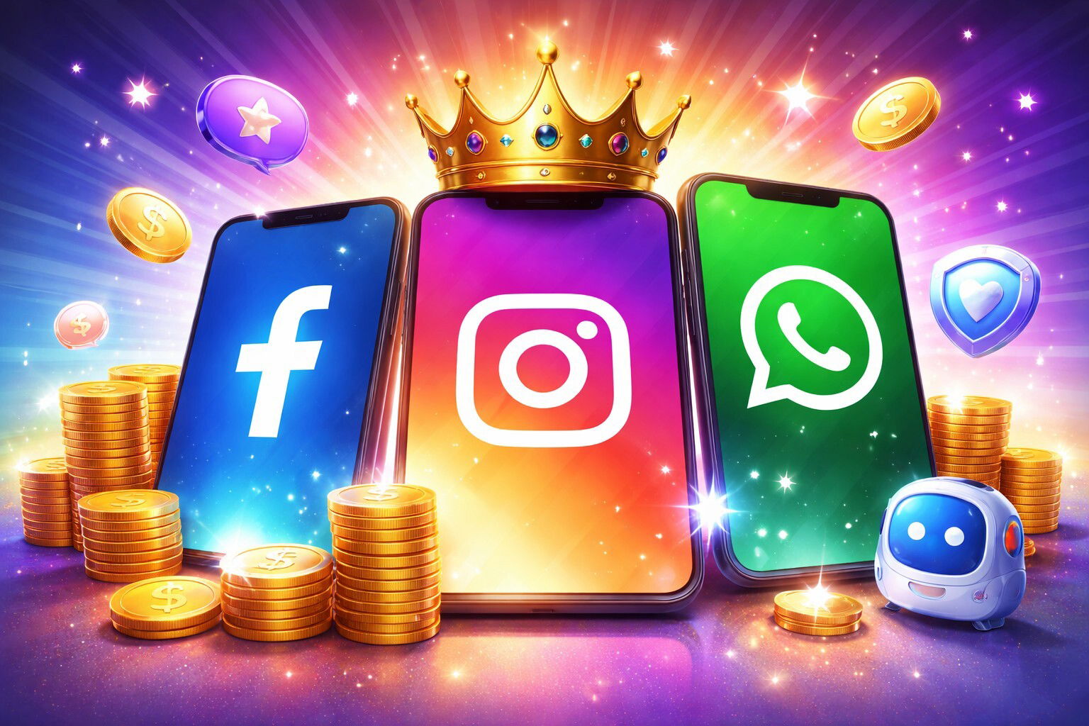 Meta sperimenta piani premium su Instagram, Facebook e WhatsApp