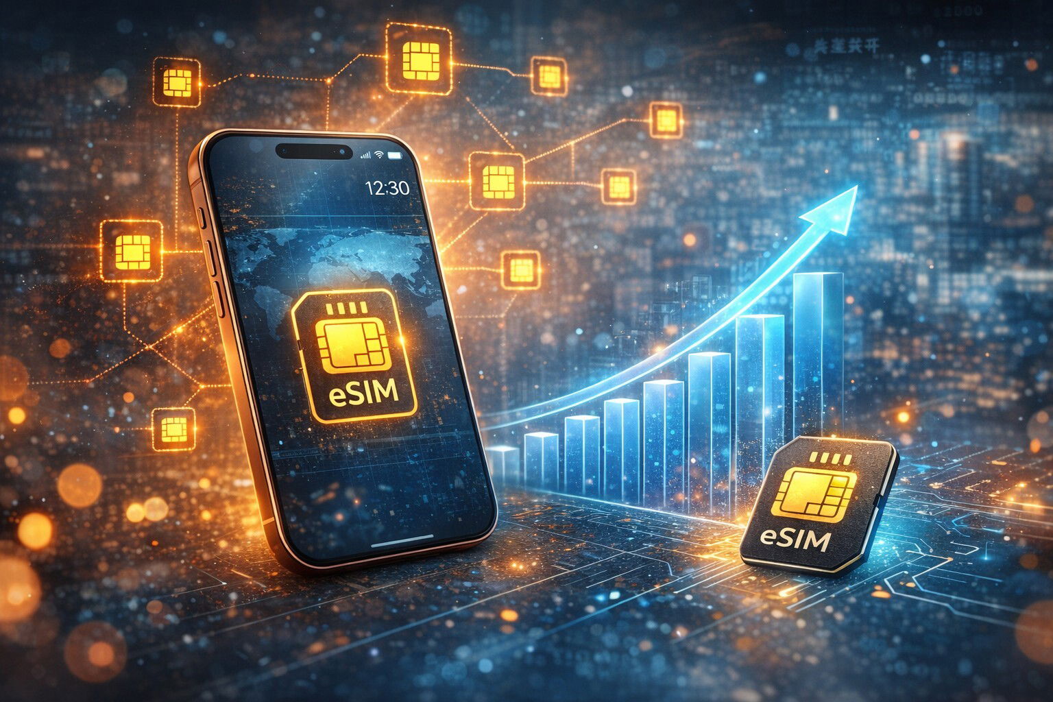 eSim, nel 2030 si sfioreranno i 5 miliardi di connessioni