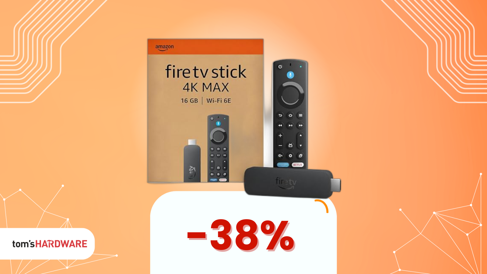 Offerta bomba Fire TV Stick: la 4K Max scende sotto i 50€