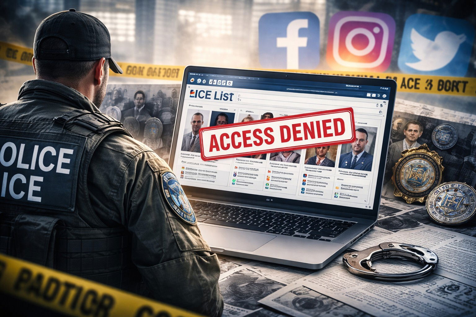 Meta oscura ICE List, la wiki che elenca agenti ICE