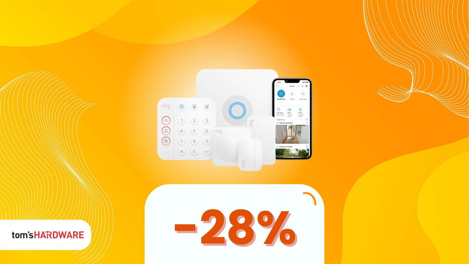 Un kit di allarme completo sotto i 180€ (ed è pure firmato Ring)